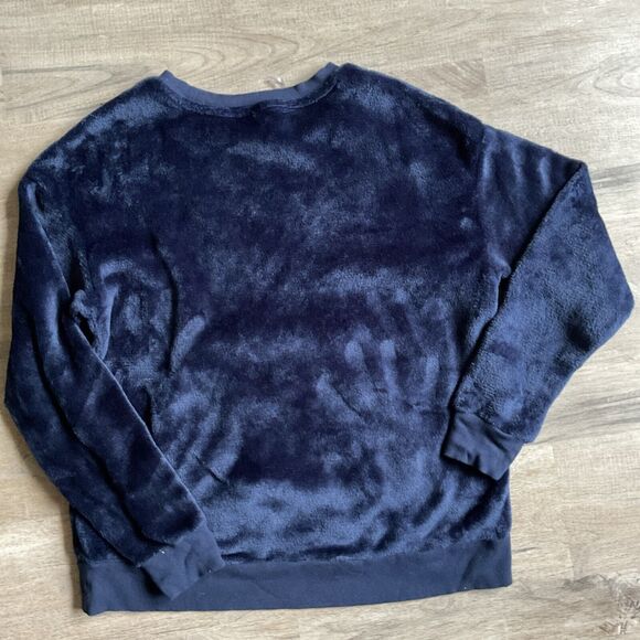 Joyspun Medium Blue Sweatshirt Reindeer - Picture 5 of 5